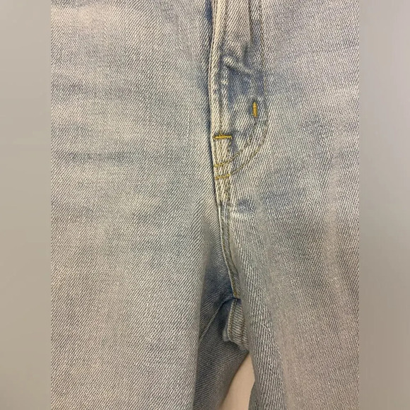 AYR The Sugar Straight Leg Jeans Light Blue Size 27 Short - Picture 6 of 11